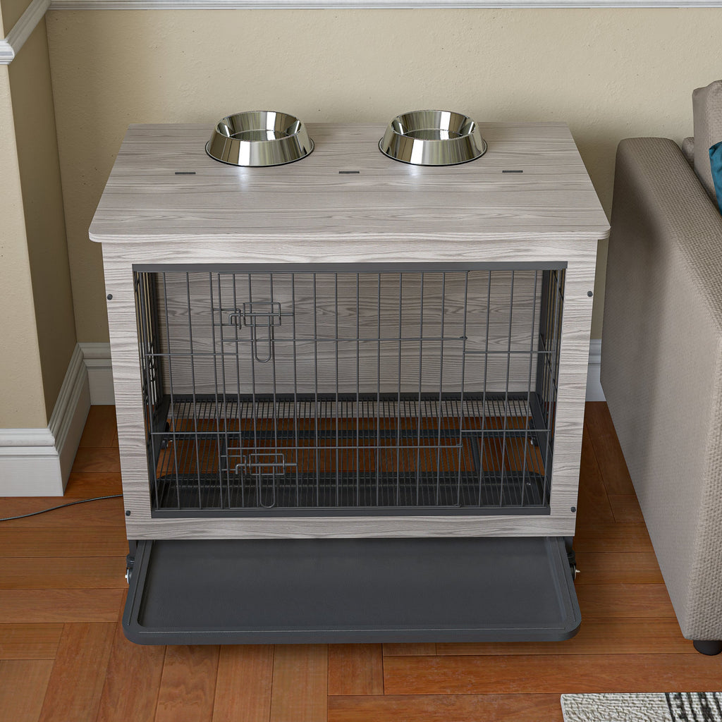 38 Inch Heavy-Duty Dog Crate Furniture - petspots