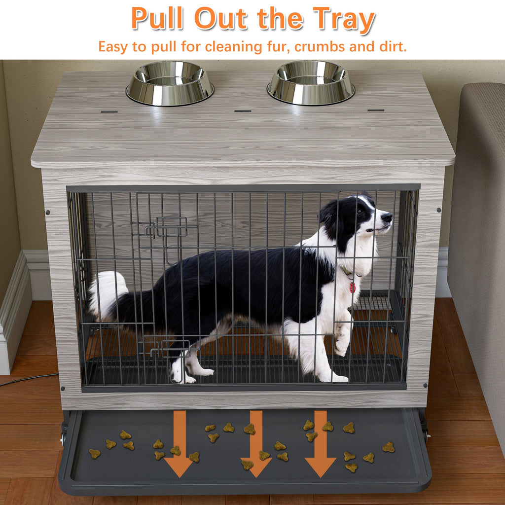 38 Inch Heavy-Duty Dog Crate Furniture - petspots