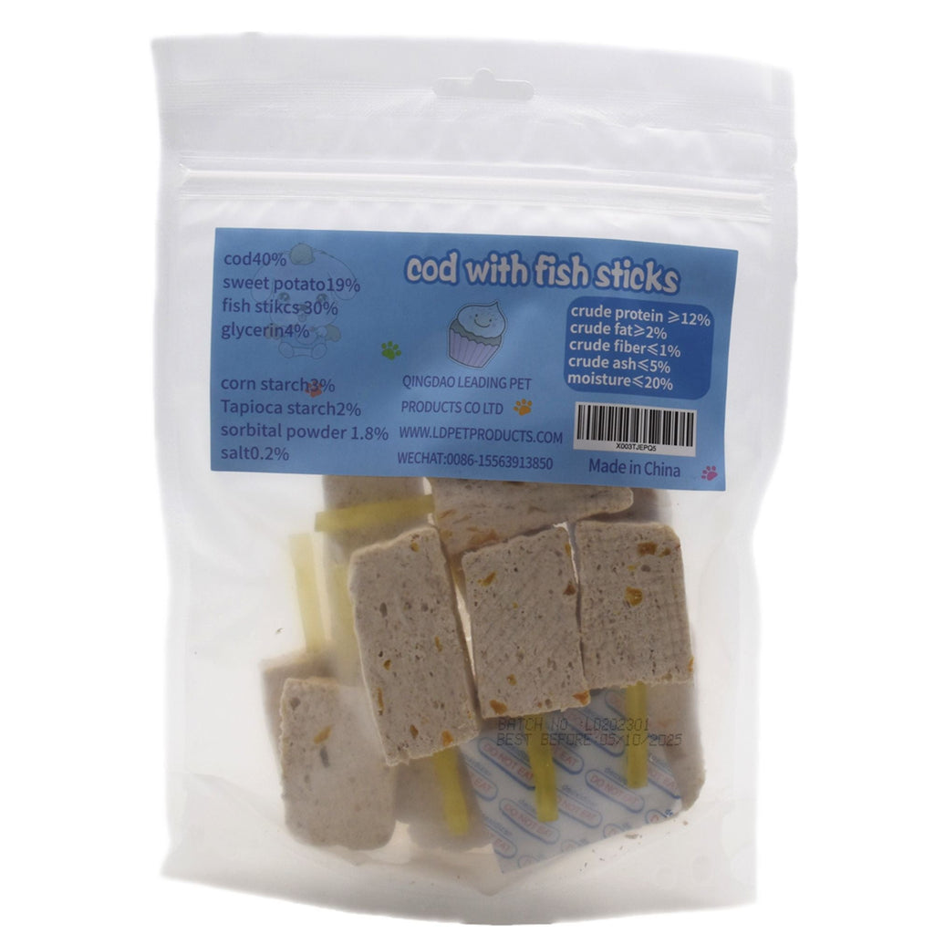 Dog Treats Cod With Fish Sticks Pet Natural Chew Treats Best Twists for Training Small Medium Large Dogs,8 oz - petspots