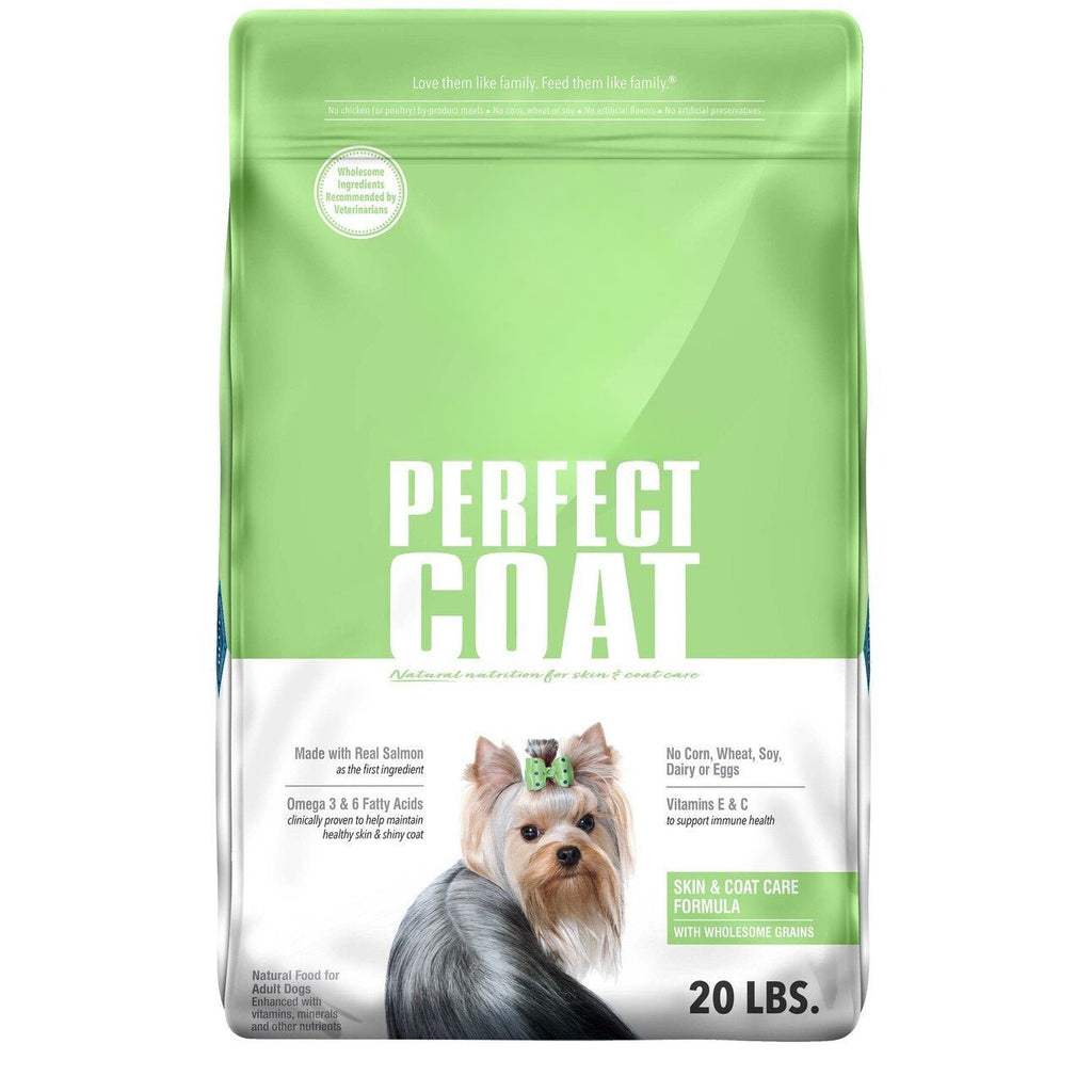 Perfect Coat Skin & Coat Care Salmon Dry Dog Food for Adult Dogs; Whole Grain - petspots