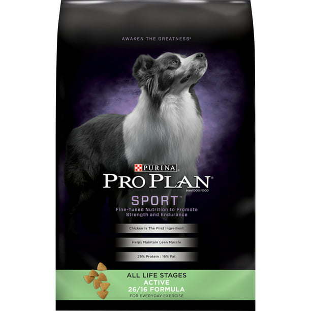 Purina Pro Plan Dry Dog Food, SPORT Active 26/16 Formula, 37.5 lb. Bag - petspots